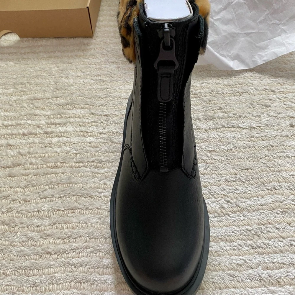 NWT Ugg Czeriesa panther print waterproof boots